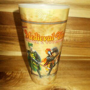 Medieval Times Dinner & Tournament Holographic Hard Plastic Cup 6" 16 oz
